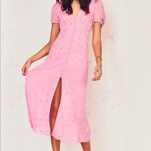 LoveShackFancy NEW Delaney pink LOVELY dress